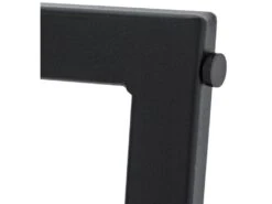 Lot De 2 Chaises Godole - Structure En L - Dossier En Forme De Pétale - Cachemire - Gris & Noir -Mobilia Boutique chaise 22125399