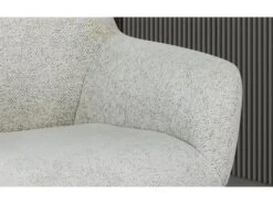 Chaise MADO Pivotant Tissus Ecru, Dimension H84 X L63 X P63, Idéal Pour Votre Cuisine Ou Salle à Manger -Mobilia Boutique chaise 22128259