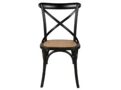 Chaise En Bois Noire Villa Florence - Bistrot