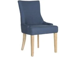 Chaise Bleu Marine 63 X 56 X 92.45 Cm - Shirlene -Mobilia Boutique chaise 22251707