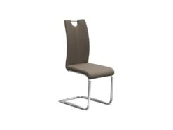 Chaise SOFI PU Cappuccino, Dimension H99 X L43 X P57 Cm, Idéal Pour Votre Cuisine Ou Salle à Manger