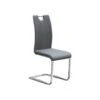Chaise SOFI PU Gris, Dimension H99 X L43 X P57 Cm, Idéal Pour Votre Cuisine Ou Salle à Manger -Mobilia Boutique chaise 22328879