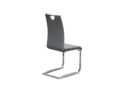 Chaise SOFI PU Gris, Dimension H99 X L43 X P57 Cm, Idéal Pour Votre Cuisine Ou Salle à Manger -Mobilia Boutique chaise 22328885