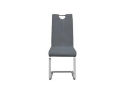 Chaise SOFI PU Gris, Dimension H99 X L43 X P57 Cm, Idéal Pour Votre Cuisine Ou Salle à Manger -Mobilia Boutique chaise 22328887