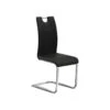 Chaise SOFI PU Noir, Dimension H99 X L43 X P57 Cm, Idéal Pour Votre Cuisine Ou Salle à Manger -Mobilia Boutique chaise 22328889