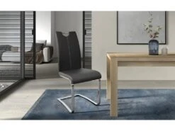 Chaise SOFI PU Noir, Dimension H99 X L43 X P57 Cm, Idéal Pour Votre Cuisine Ou Salle à Manger -Mobilia Boutique chaise 22328891