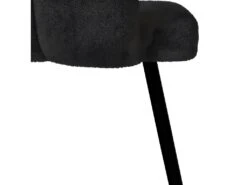 Chaise Cosette En Tissu Bouclé Gris Foncé (lot De 2) -Mobilia Boutique chaise 22352395