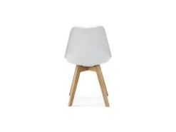 Chaise SEVENTY PU Blanc, Dimension H83 X L54 X P48 Cm, Idéal Pour Votre Cuisine Ou Salle à Manger -Mobilia Boutique chaise 22355747