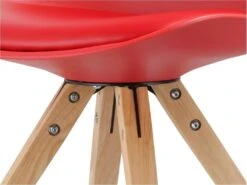 Chaise SEVENTY PU Rouge, Dimension H86 X L49 X P51 Cm, Idéal Pour Votre Cuisine Ou Salle à Manger -Mobilia Boutique chaise 22355759