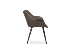 Chaise MILANO PU Micro Fibre Brun, Dimensions: H81 X L69 X P77 Cm, Idéal Pour Votre Salle A Manger Ou Cuisine -Mobilia Boutique chaise 22355857