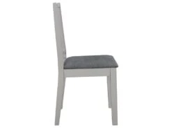 Lot De 4 Chaises De Salle à Manger Cuisineà Dîner Avec Coussins Gris Bois Solide CDS022102 -Mobilia Boutique chaise 22477859