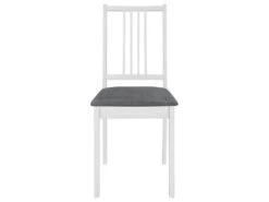 Chaises à Manger Avec Coussins Lot De 4 Blanc Bois Solide -Mobilia Boutique chaise 22557941