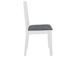 Chaises à Manger Avec Coussins Lot De 6 Blanc Bois Solide -Mobilia Boutique chaise 22558543