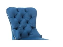 Chaise De Salle à Manger Design 51 X 46 X 98 Cm - Bleu Marine -Mobilia Boutique chaise 22723929