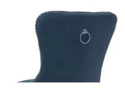 Chaise De Salle à Manger Design 51 X 46 X 98 Cm - Bleu Marine -Mobilia Boutique chaise 22723931