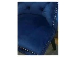 Chaise De Salle à Manger Design 51 X 46 X 98 Cm - Bleu Marine -Mobilia Boutique chaise 22723935