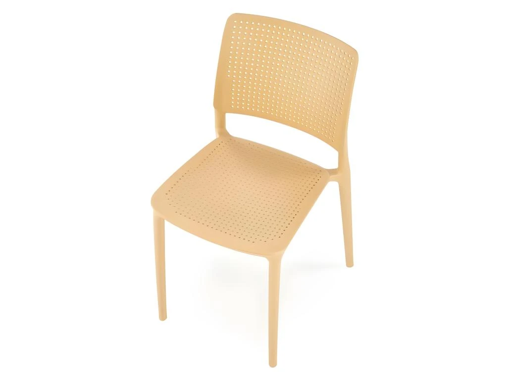 Chaise Design En Polypropylène 42 X 55 X 79 Cm - Orange 8 Chaise Design En Polypropylène 42 X 55 X 79 Cm - Orange – Image 6