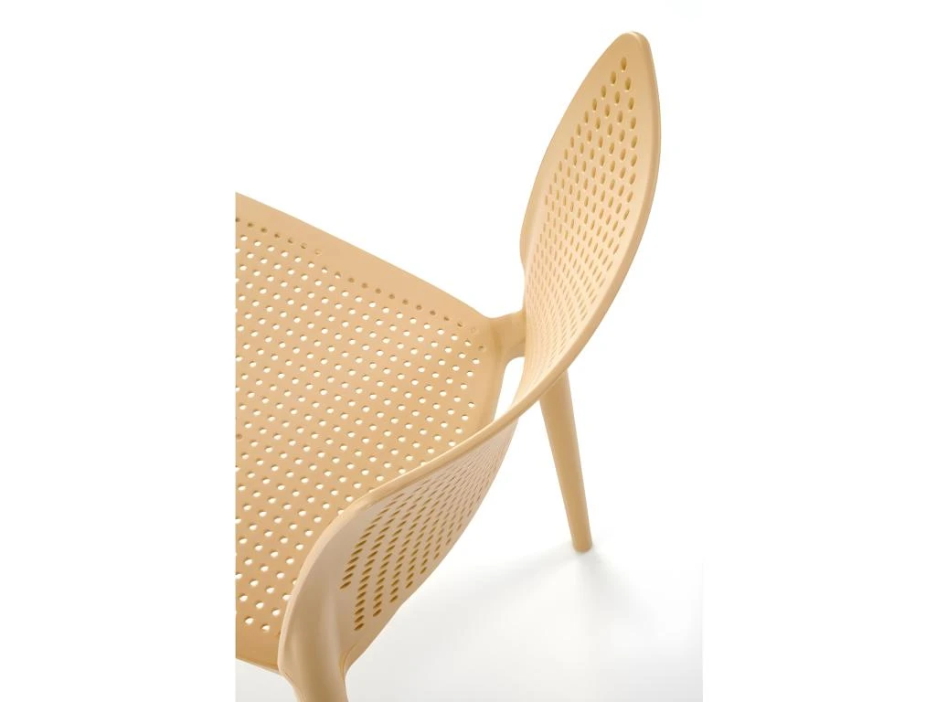 Chaise Design En Polypropylène 42 X 55 X 79 Cm - Orange 10 Chaise Design En Polypropylène 42 X 55 X 79 Cm - Orange – Image 8