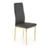 Chaise Design En Cuir écologique 40 X 50 X 98 Cm - Noir -Mobilia Boutique chaise 22723979