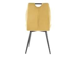 Chaise En Velours 51 X 46 X 91 Cm - Curry -Mobilia Boutique chaise 22741889