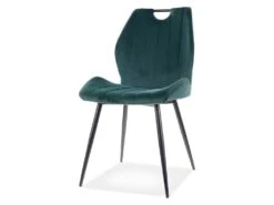 Chaise En Velours 51 X 46 X 91 Cm - Vert -Mobilia Boutique chaise 22741965