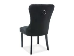 Chaise De Salle à Manger Design 51 X 46 X 98 Cm - Noir -Mobilia Boutique chaise 22742043