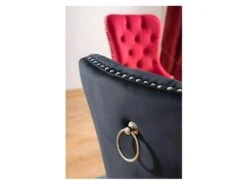 Chaise De Salle à Manger Design 51 X 46 X 98 Cm - Noir -Mobilia Boutique chaise 22742047