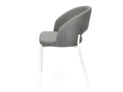 Chaise De Salle à Manger Design 51 X 57 X 77 Cm - Gris -Mobilia Boutique chaise 22800037