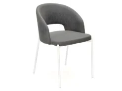 Chaise De Salle à Manger Design 51 X 57 X 77 Cm - Gris -Mobilia Boutique chaise 22800041