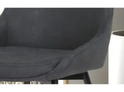 Chaise MICRA PU Gris Foncé, Dimensions: H86 X L49 X P61 Cm, Idéal Pour Un Salon De Prestige 11 Chaise MICRA PU Gris Foncé, Dimensions: H86 X L49 X P61 Cm, Idéal Pour Un Salon De Prestige -Mobilia Boutique chaise 22804221