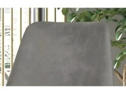 Chaise MICRA PU Micro Fibre Gris, Dimensions: H86 X L49 X P61 Cm, Idéal Pour Un Salon De Prestige -Mobilia Boutique chaise 22804229