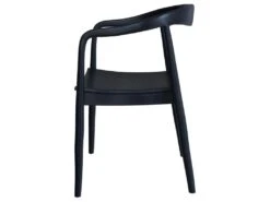 Chaise Lombok En Bois De Teck Noir -Mobilia Boutique chaise 22810355