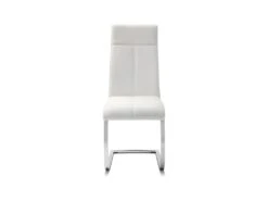 Chaise ALI PU Blanc, Dimensions: H101 X L42 X P61 Cm, Idéal Pour Une Salle à Manger Unique -Mobilia Boutique chaise 22859615
