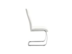Chaise ALI PU Blanc, Dimensions: H101 X L42 X P61 Cm, Idéal Pour Une Salle à Manger Unique -Mobilia Boutique chaise 22859617