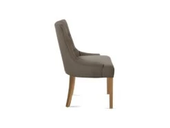 Chaise ROYA Tissu Taupe, Dimension H93 X L56 X P60 Cm, Idéal Pour Votre Cuisine Ou Salle à Manger -Mobilia Boutique chaise 22925815
