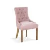 Chaise ROYA Tissus Rose, Dimension H93 X L56 X P60, Idéal Pour Votre Cuisine Ou Salle à Manger -Mobilia Boutique chaise 22925819