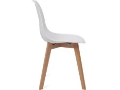 Lot De 2 Chaises Cuisine Style Scandinave NAO (blanc) -Mobilia Boutique chaise 23022083