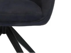 Lot De 2 Chaises MUSE - Avec Accoudoirs - Tissu - Anthracite -Mobilia Boutique chaise 23023743