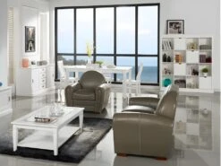 Lot De 6 Chaises GUERANDE - Pin Blanc -Mobilia Boutique chaise 244099