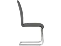 Lot De 4 Chaises LIRICA - Simili Gris -Mobilia Boutique chaise 261861