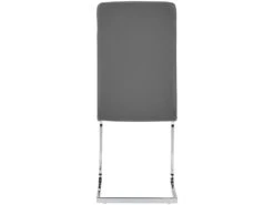 Lot De 4 Chaises LIRICA - Simili Gris -Mobilia Boutique chaise 261863