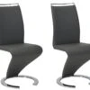 Lot De 2 Chaises TWIZY - Simili Noir -Mobilia Boutique chaise 267023