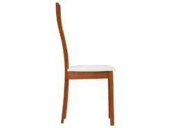 Lot De 6 Chaises SILVIA - Hêtre Massif - Merisier & Blanc -Mobilia Boutique chaise 272673