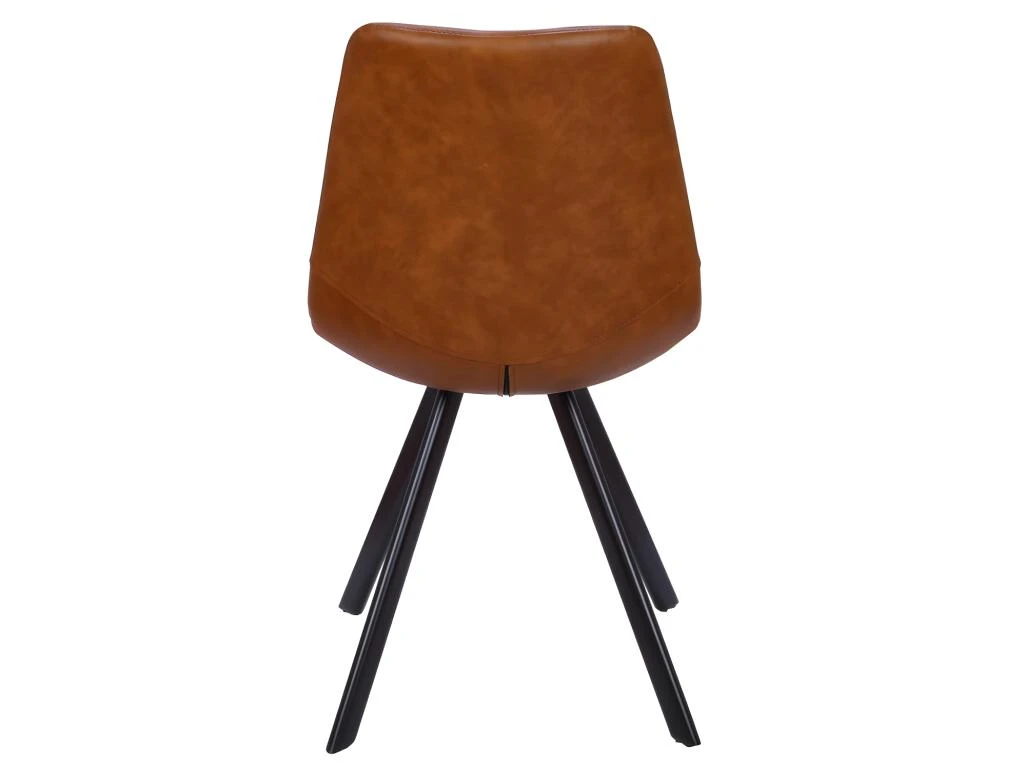 Lot De 6 Chaises LUBINE - Simili - Caramel 10 Lot De 6 Chaises LUBINE - Simili - Caramel – Image 8