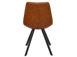 Lot De 2 Chaises LUBINE - Simili - Caramel -Mobilia Boutique chaise 284291