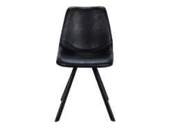 Lot De 6 Chaises LUBINE - Simili - Noir -Mobilia Boutique chaise 284317