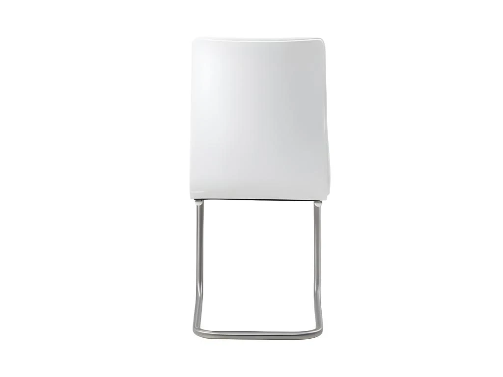 Lot De 2 Chaises WESTON - Simili - Blanc 5 Lot De 2 Chaises WESTON - Simili - Blanc – Image 3