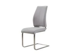 Lot De 2 Chaises SALMA - Simili - Gris -Mobilia Boutique chaise 324841