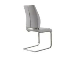 Lot De 2 Chaises SALMA - Simili - Gris -Mobilia Boutique chaise 324845