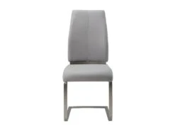 Lot De 2 Chaises SALMA - Simili - Gris -Mobilia Boutique chaise 324847
